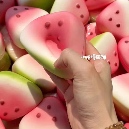 Cute Watermelon Squishy Fidget Toy | Slow Rebound Stress Relief Squeeze Toy