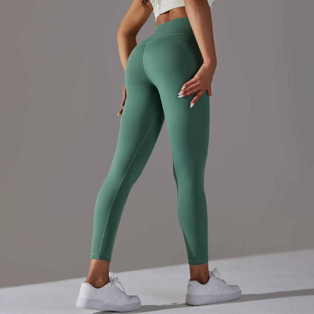 Breathable High-Waist Cycling Yoga Leggings