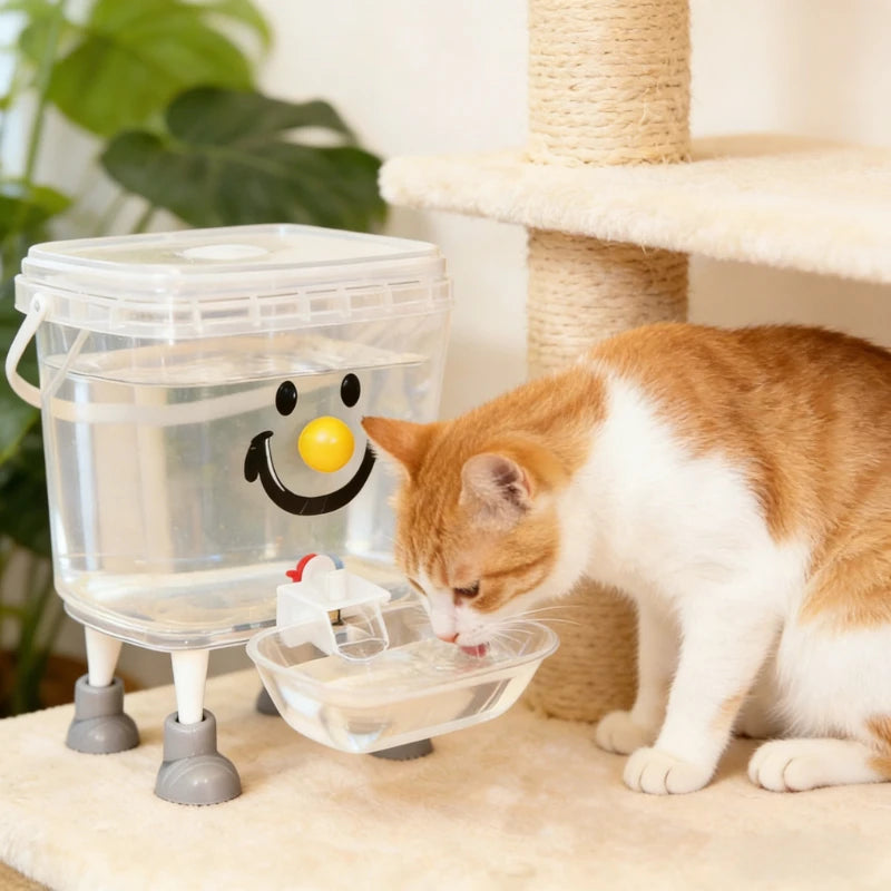 PureFlow™ Pet Fountain 🐾💧 — Fresh Water, No Power Needed