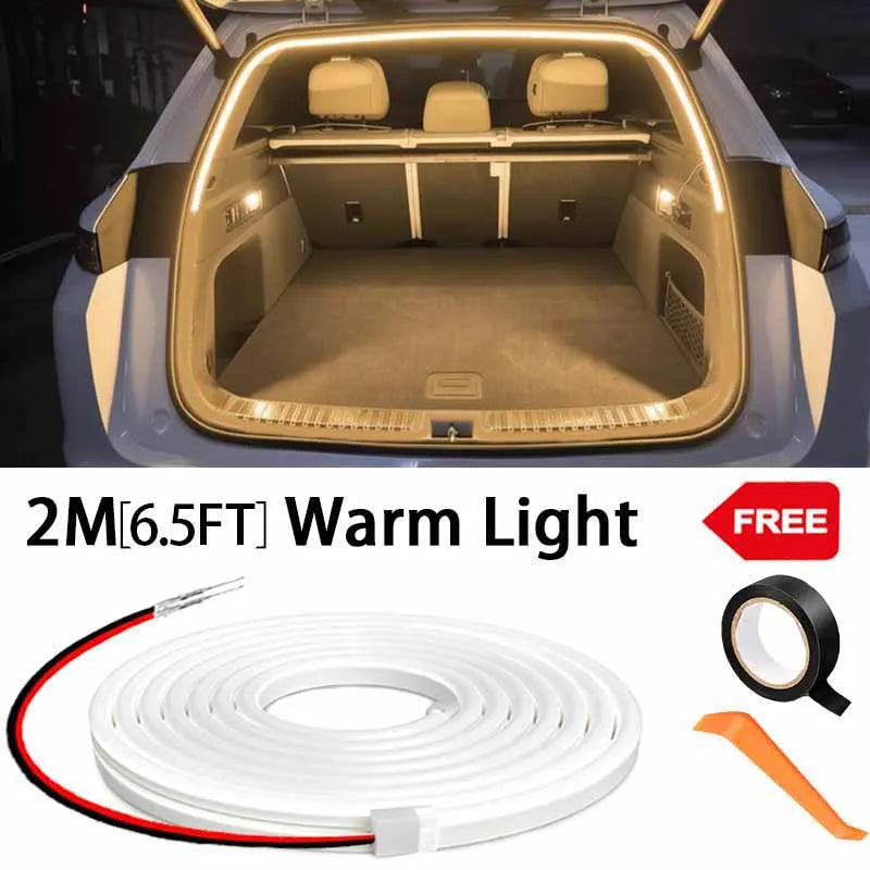 Automatic LED Car Trunk Light Strip for Cargo Area Lighting