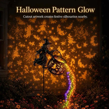 PotionGlow™ Garden Lamp 🧙‍♀️✨ — Magical Halloween Waterfall Décor