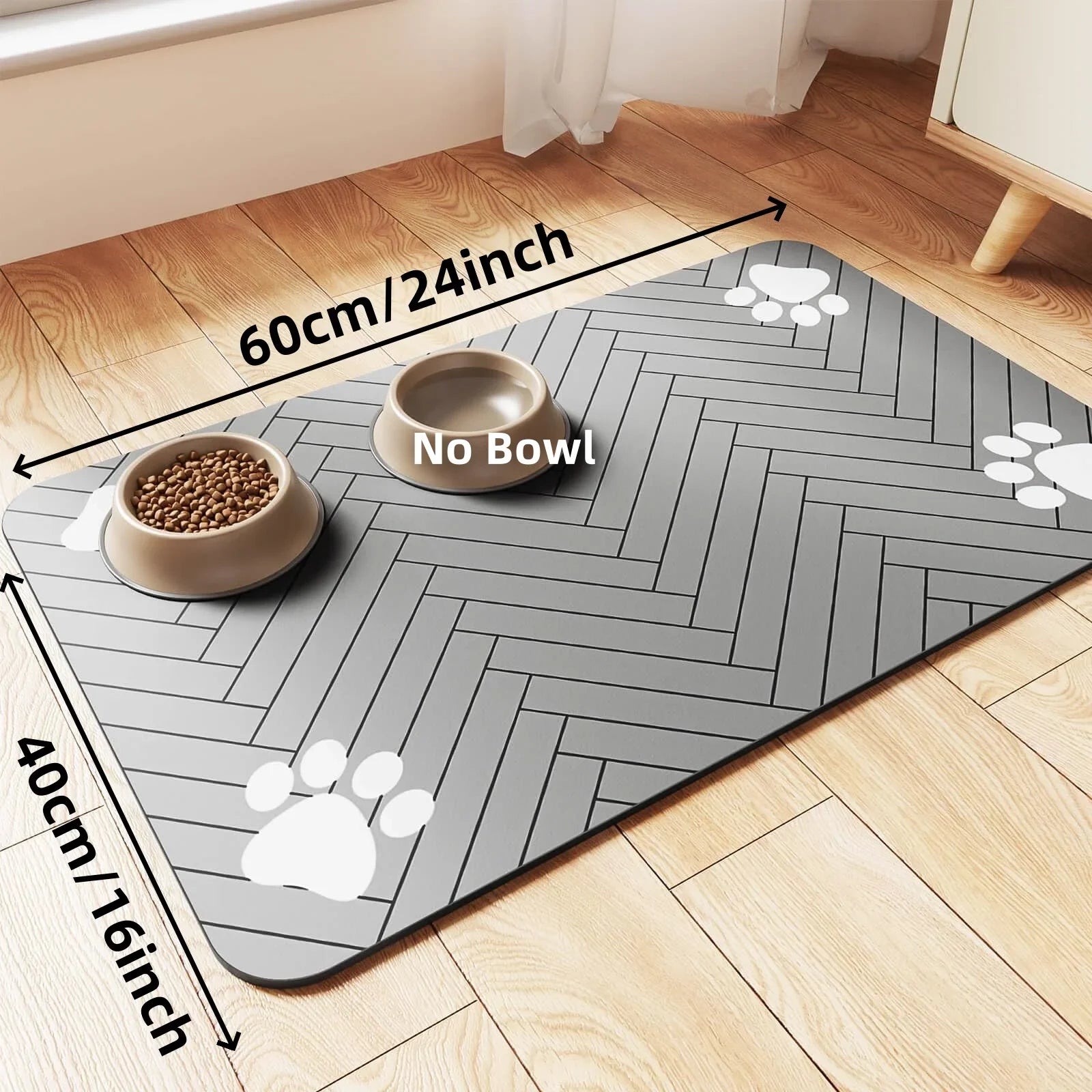 ThePetzStore™ Quick-Dry Diatomite Pet Feeding Mat