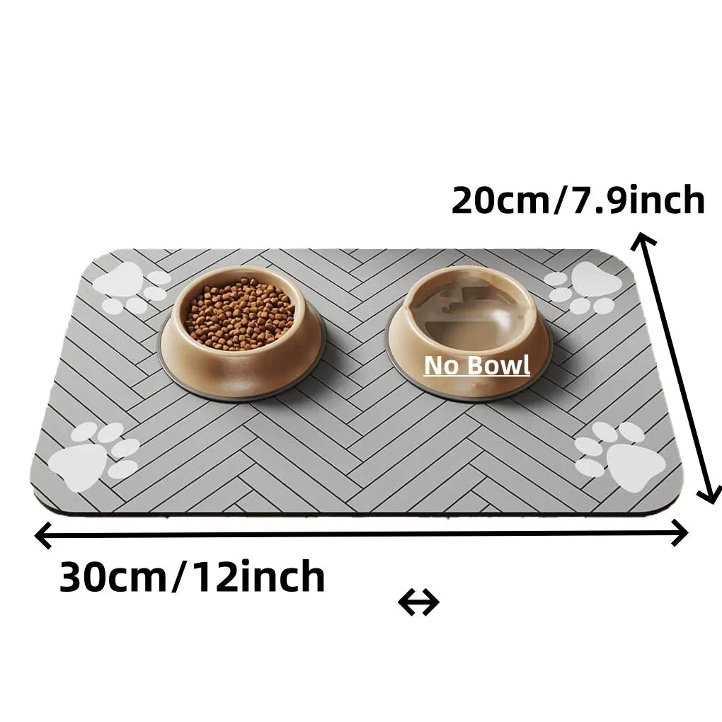 ThePetzStore™ Quick-Dry Diatomite Pet Feeding Mat