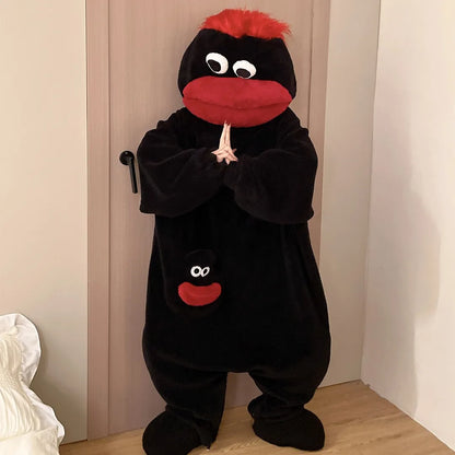 CuddleFiend™ Pajama Robe 😈❄️ — Stay Warm, Stay Cozy