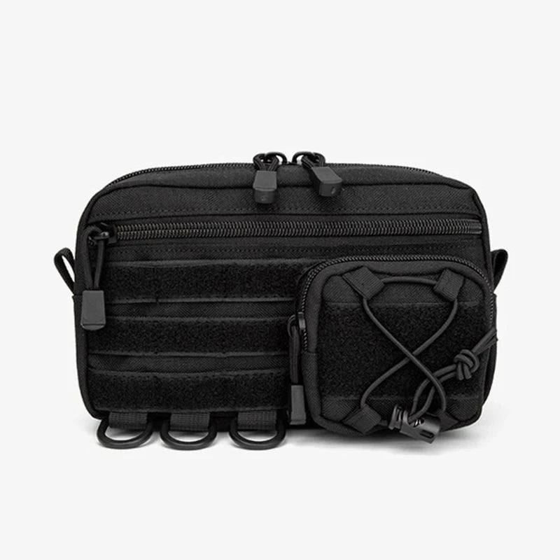 1000D EDC Pouch Molle Organizer Bag Utility EDC Tool Pouch Horizontal Modular Pouch Ooudoor Waist Pack EMT Hunting Fanny Pack