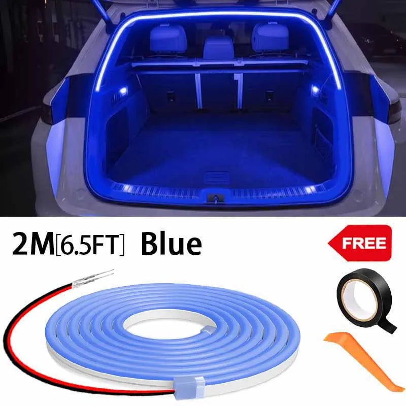 Automatic LED Car Trunk Light Strip for Cargo Area Lighting