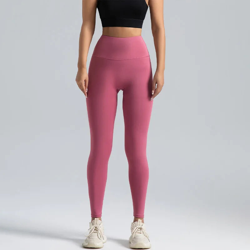 Breathable High-Waist Cycling Yoga Leggings