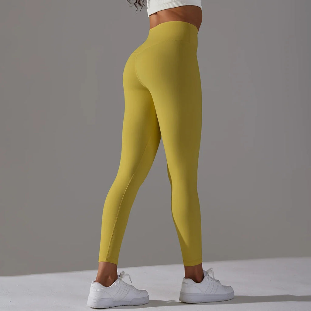Breathable High-Waist Cycling Yoga Leggings