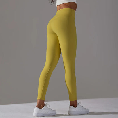 Breathable High-Waist Cycling Yoga Leggings