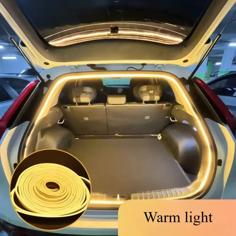 Automatic LED Car Trunk Light Strip for Cargo Area Lighting