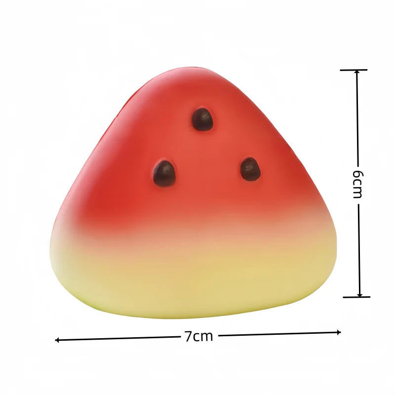Cute Watermelon Squishy Fidget Toy | Slow Rebound Stress Relief Squeeze Toy