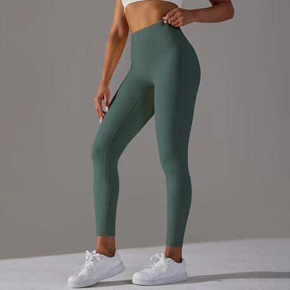 Breathable High-Waist Cycling Yoga Leggings