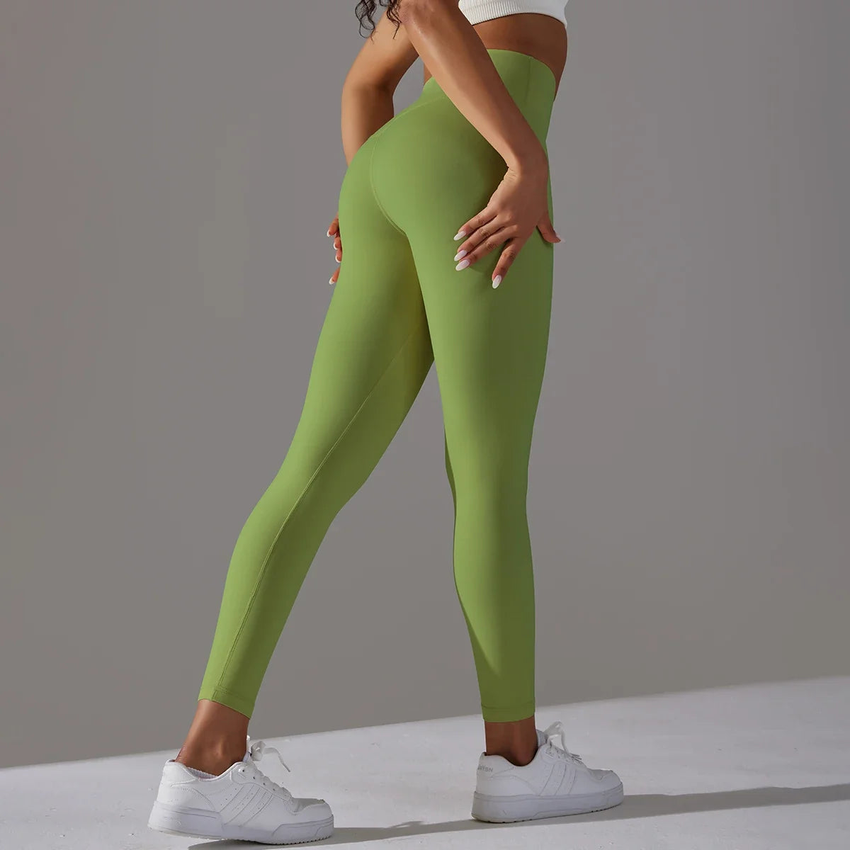 Breathable High-Waist Cycling Yoga Leggings