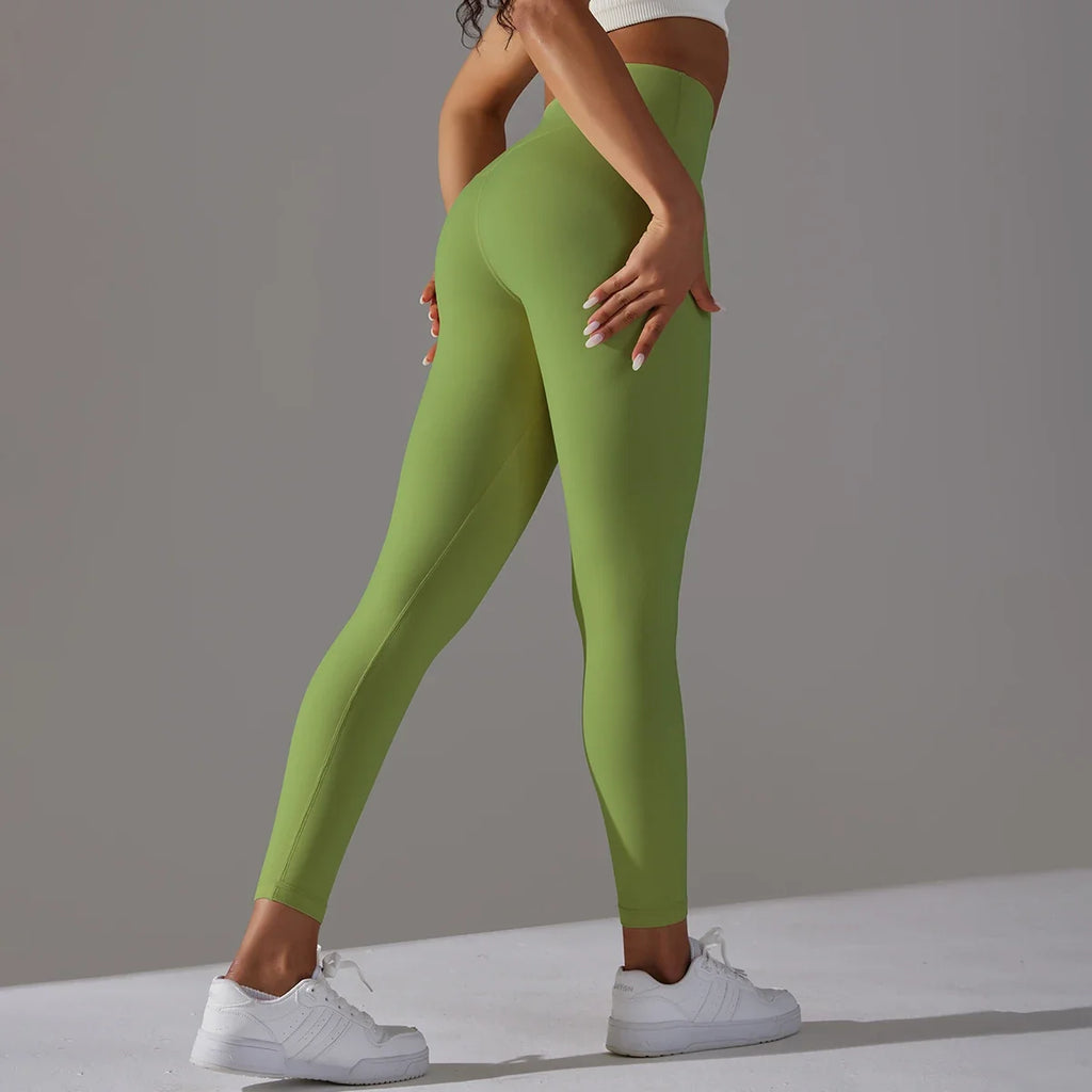 Breathable High-Waist Cycling Yoga Leggings