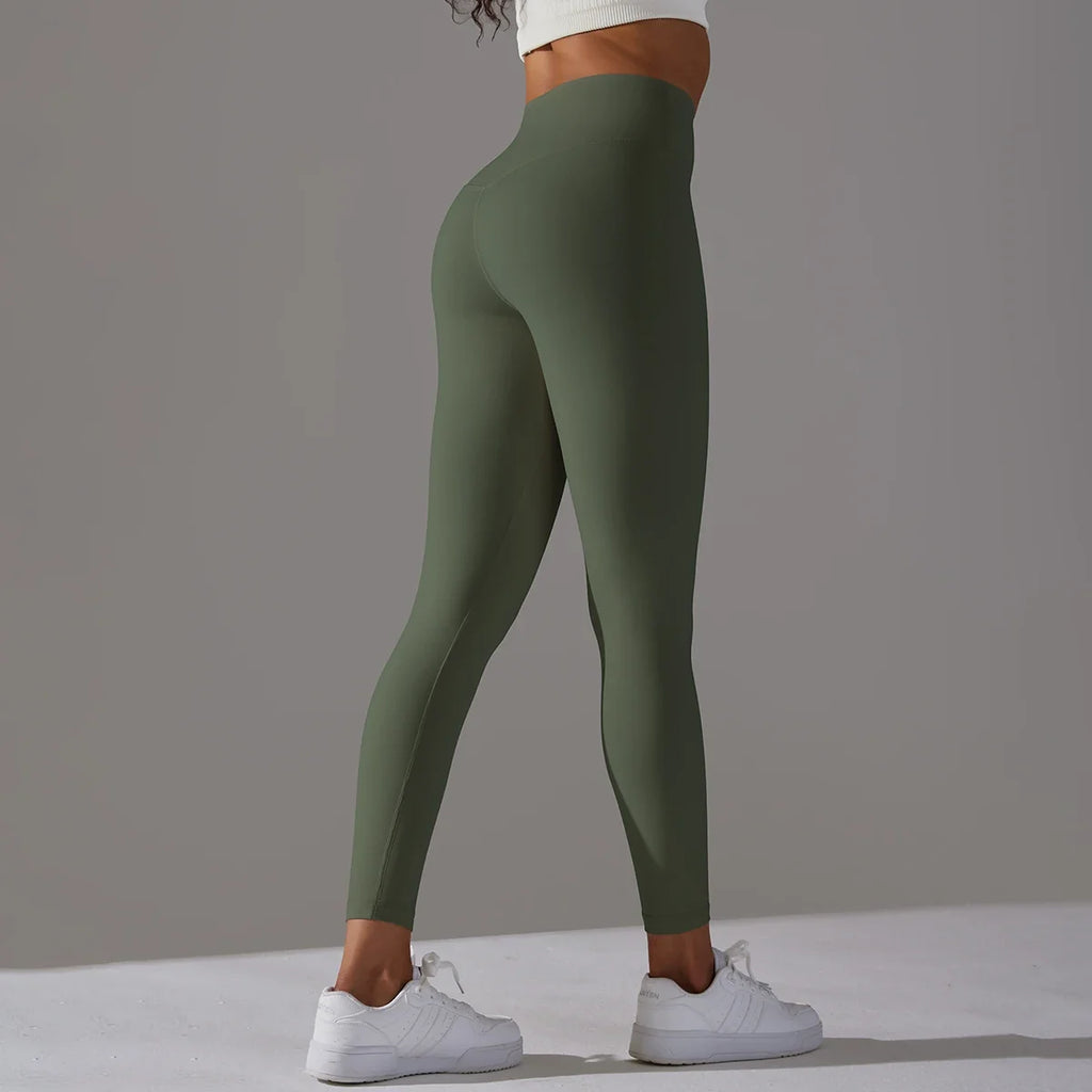 Breathable High-Waist Cycling Yoga Leggings