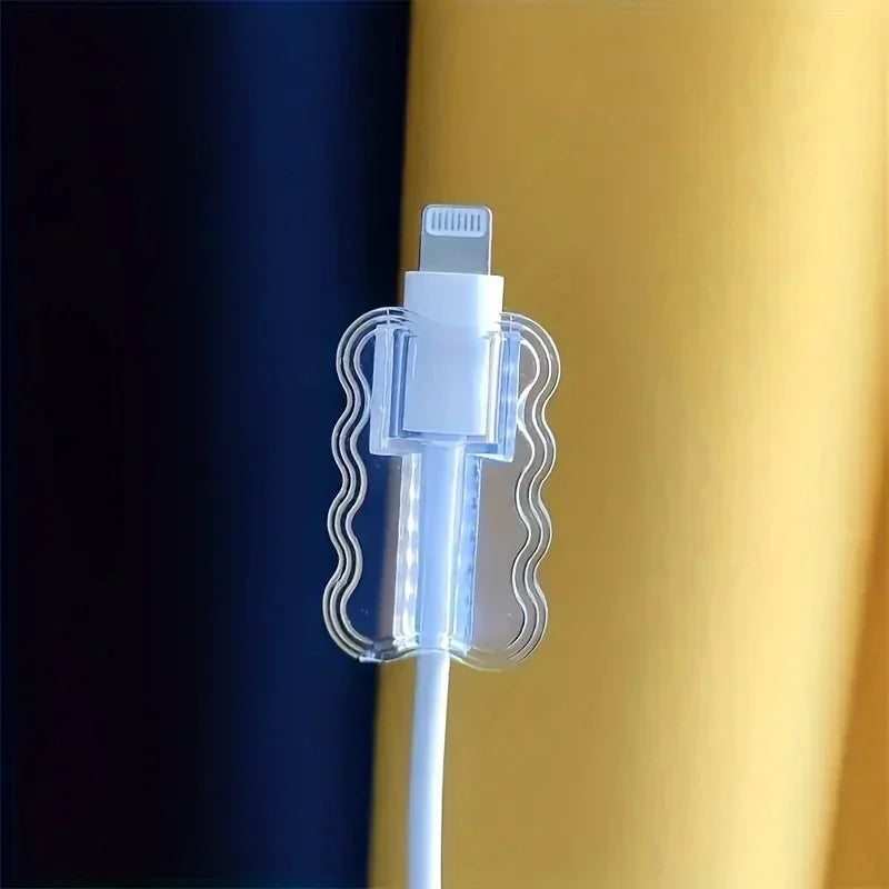 Data Cable Protector Sleeves,Anti-Breakage Cord Saver,Mobile Phone Accessory,Flexible Cord Management for School and Home