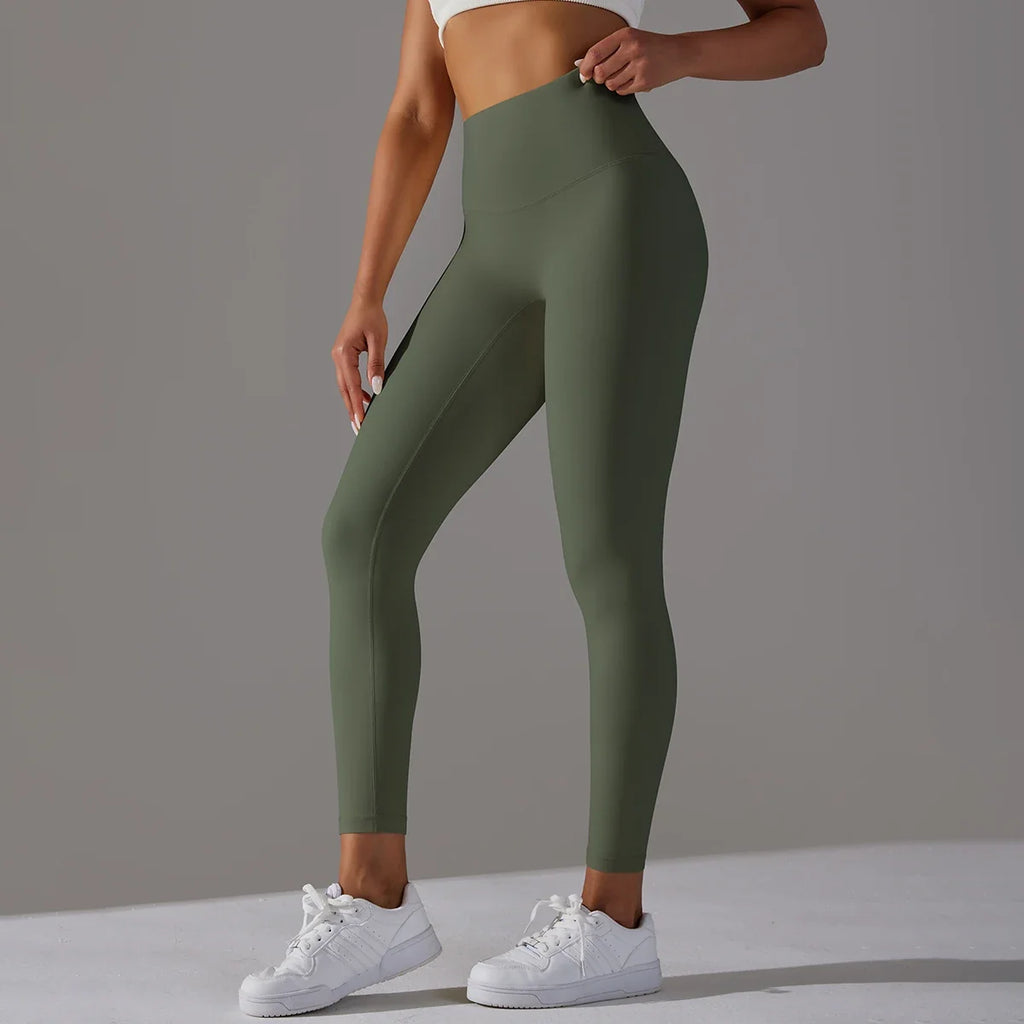 Breathable High-Waist Cycling Yoga Leggings