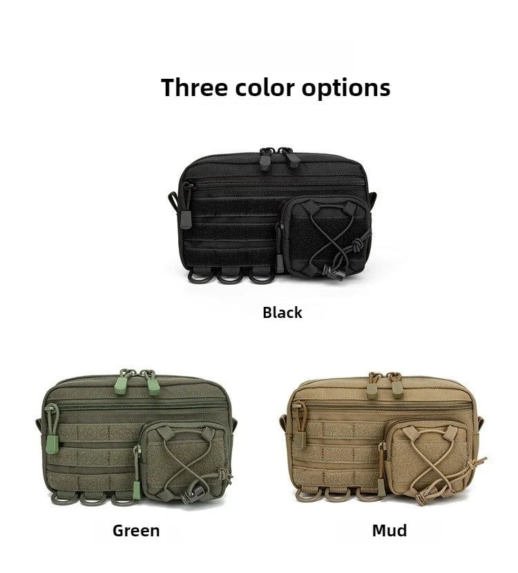 1000D EDC Pouch Molle Organizer Bag Utility EDC Tool Pouch Horizontal Modular Pouch Ooudoor Waist Pack EMT Hunting Fanny Pack
