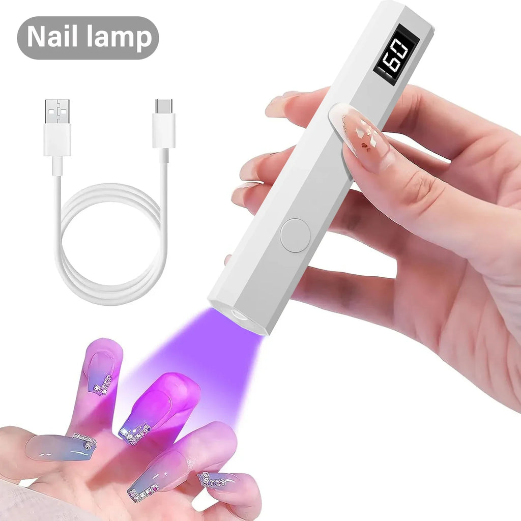 YIKOOLIN 3W Mini UV/LED Nail Lamp – Portable Gel Nail Light