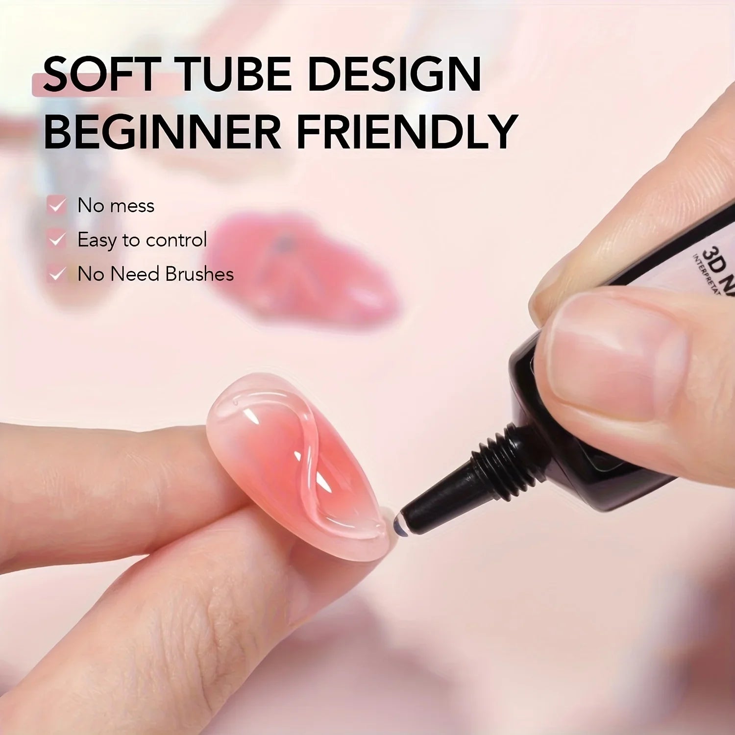 3D Nail Art Modeling Gel – DIY Sculpting Gel