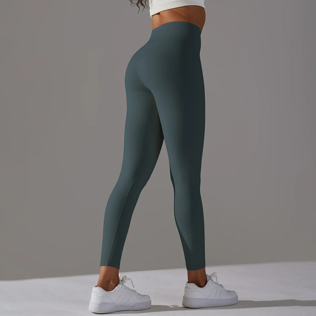 Breathable High-Waist Cycling Yoga Leggings