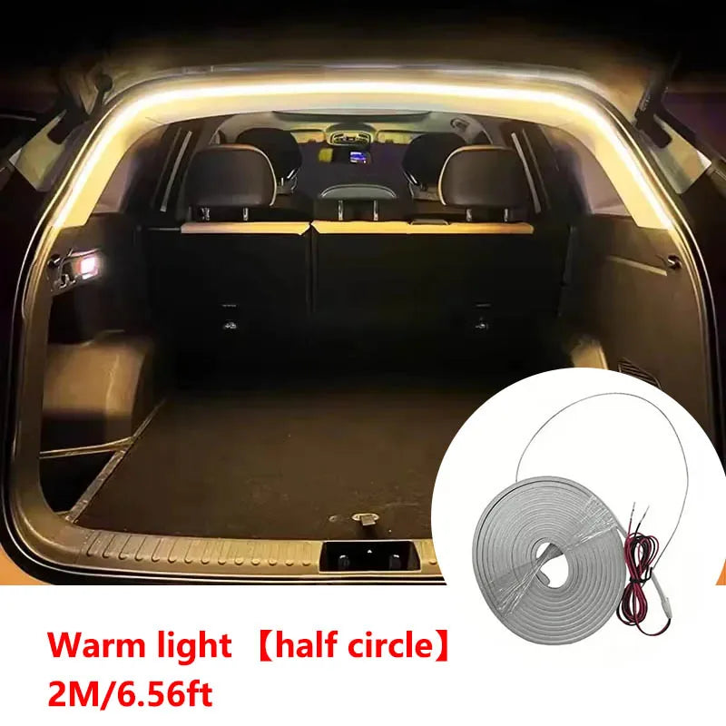 Automatic LED Car Trunk Light Strip for Cargo Area Lighting