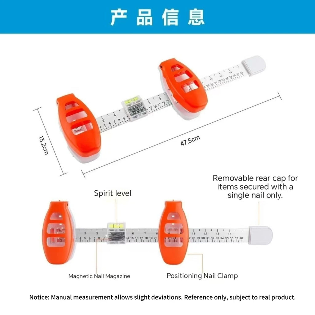 LevelMate™ Hanger 📏🖼️ — Perfect Picture Placement Every Time