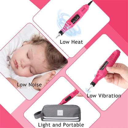 Electric Nail Sander Set Nail Drill Machine Grinding Equipment Milling Cutter For Manicure Pedicure Strong Polishing Tools