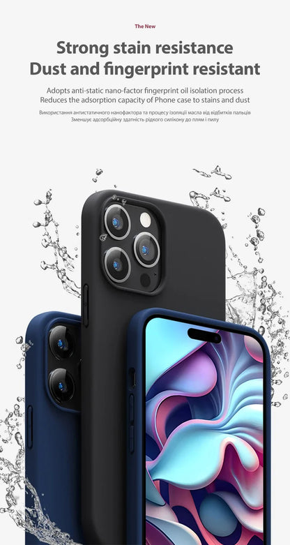 Luxury Magnetic Case for iPhone 17 Pro Max – Slim Protective Cover with Magnetic Wireless Charging Support