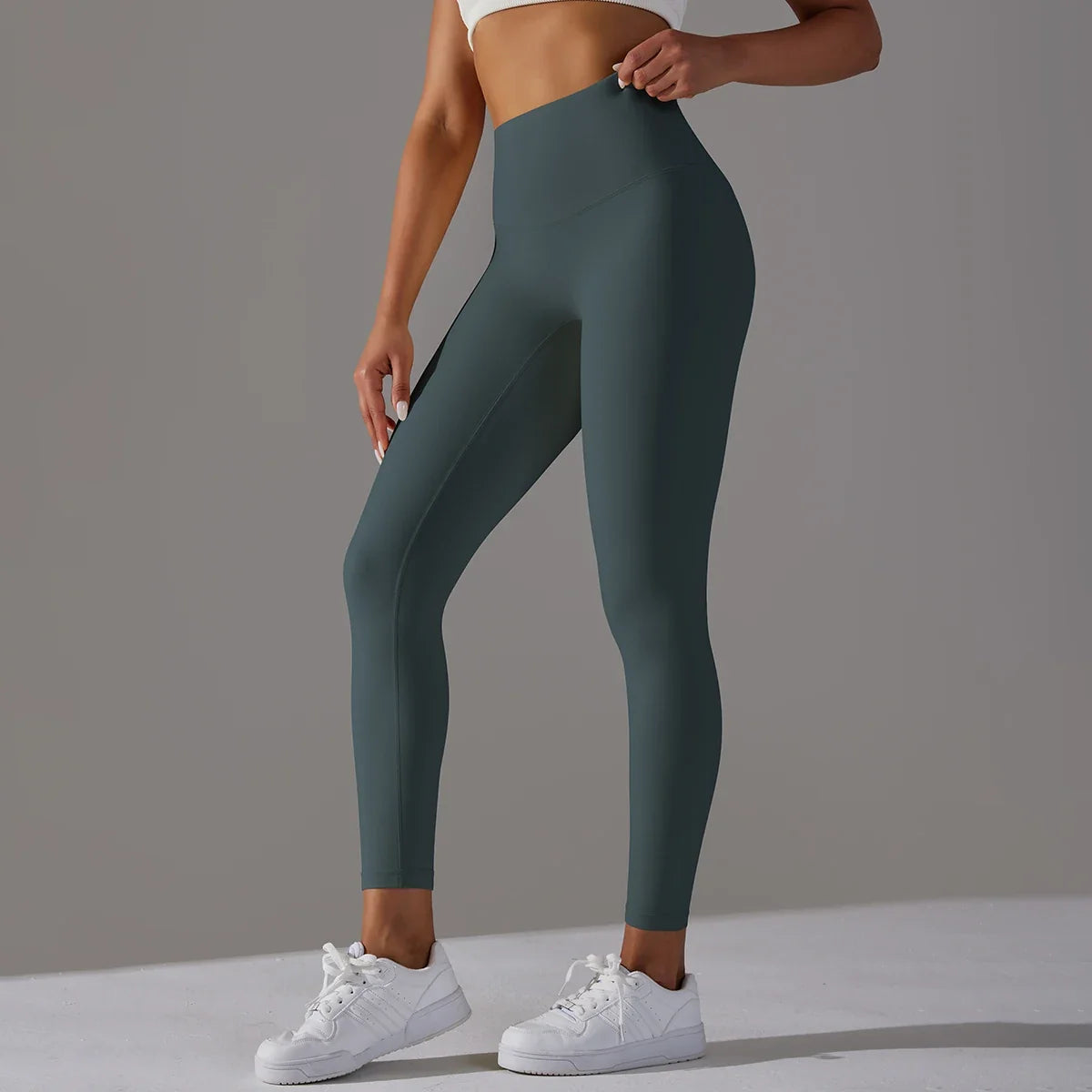 Breathable High-Waist Cycling Yoga Leggings