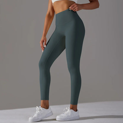 Breathable High-Waist Cycling Yoga Leggings