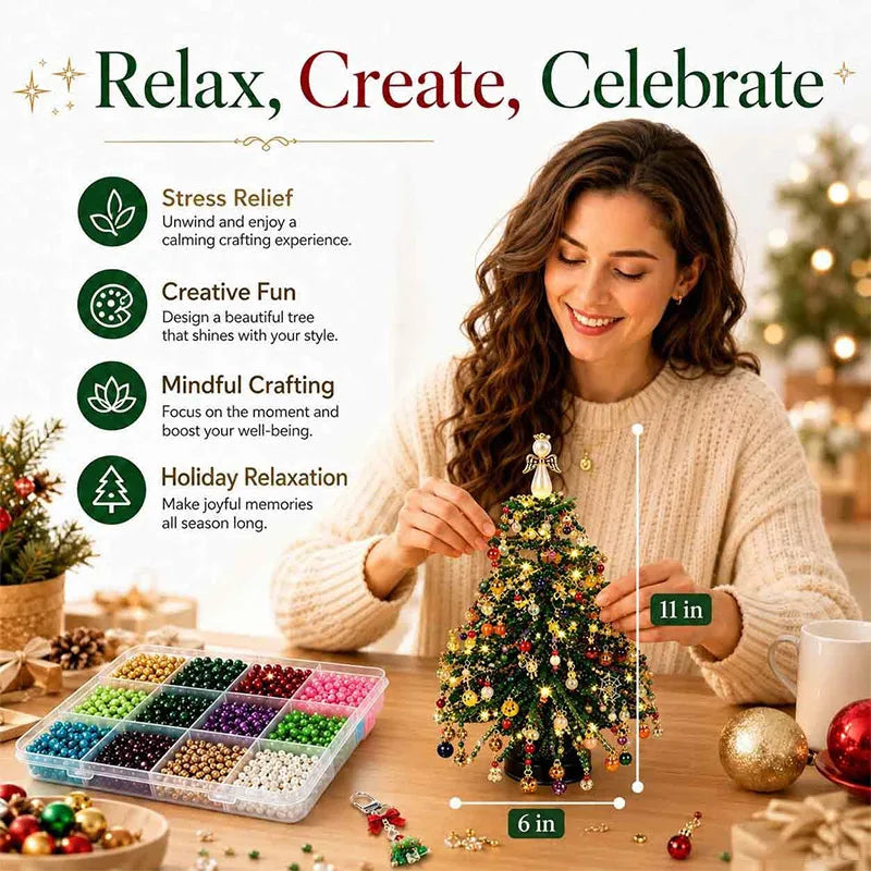 CrystalTree™ Craft Kit 💎🎄 — Create Festive Magic by Hand