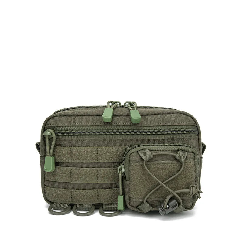 1000D EDC Pouch Molle Organizer Bag Utility EDC Tool Pouch Horizontal Modular Pouch Ooudoor Waist Pack EMT Hunting Fanny Pack