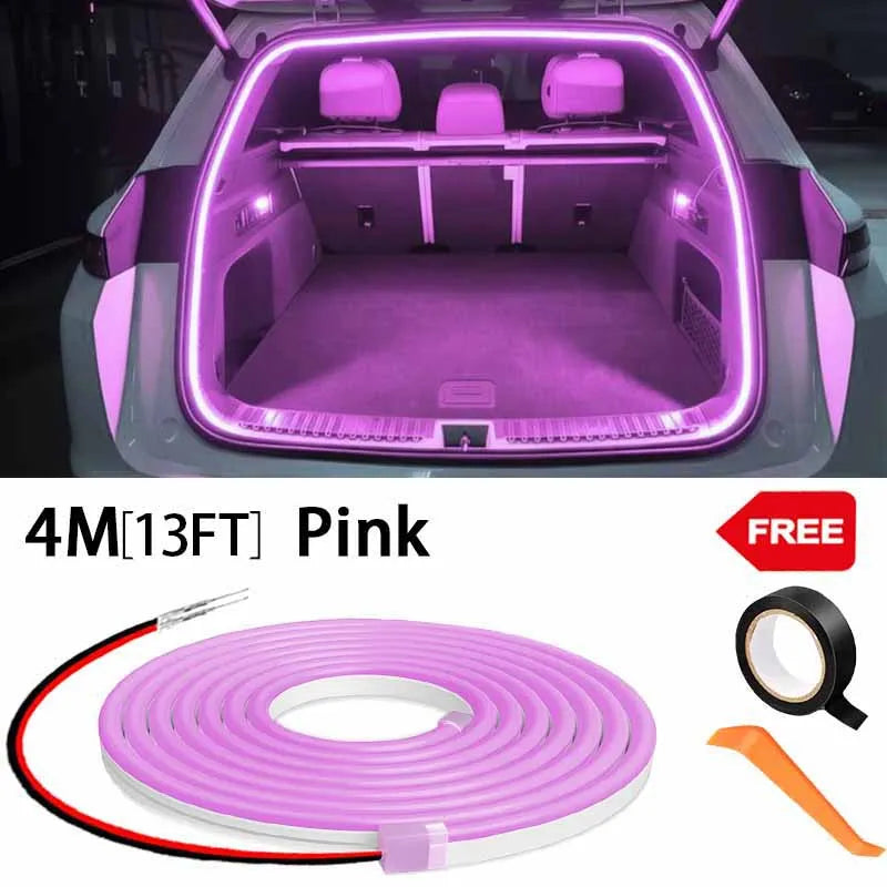 Automatic LED Car Trunk Light Strip for Cargo Area Lighting
