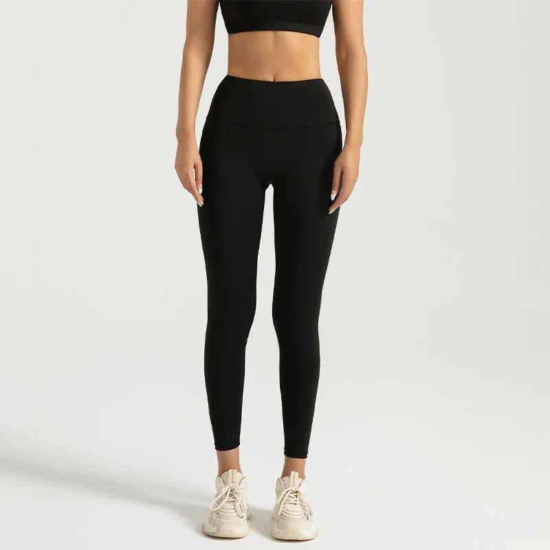 Breathable High-Waist Cycling Yoga Leggings