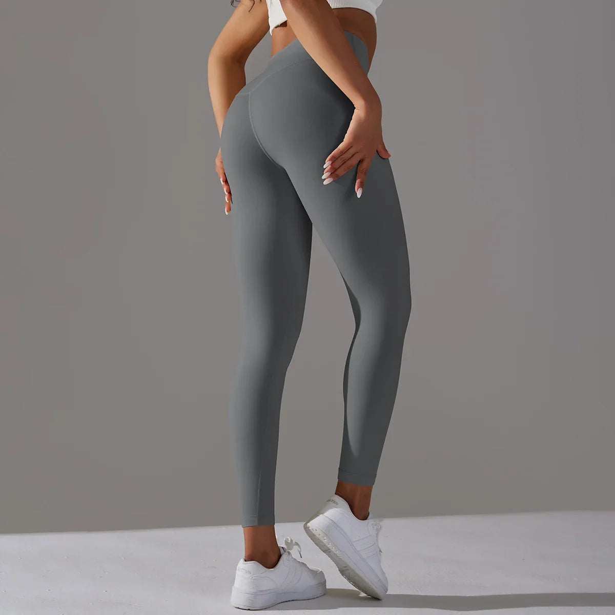 Breathable High-Waist Cycling Yoga Leggings
