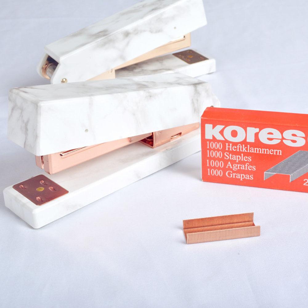 Marble Pattern Stapler - Creative Metal Office Supply
