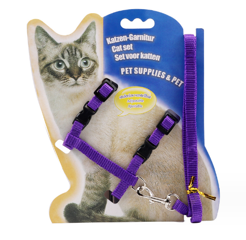 Multi-Color Cat Leash - Pet Supply Selection